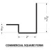 Square Commercial Bar Form Pack